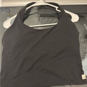 Vuori Black Halter Top